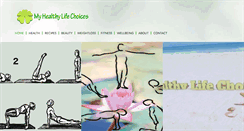 Desktop Screenshot of myhealthylifechoices.com